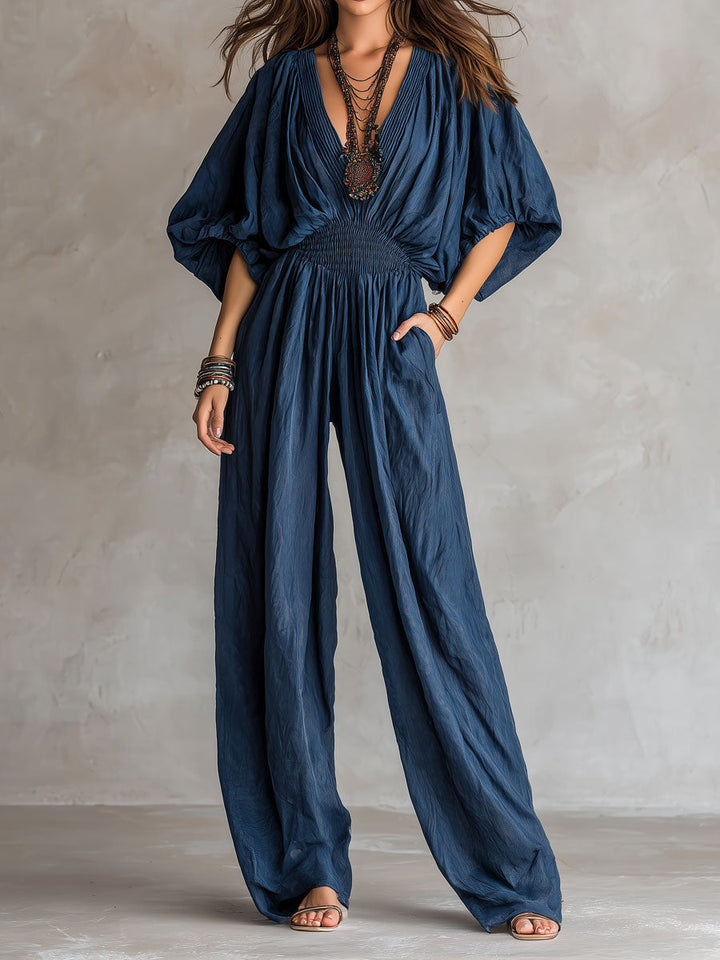 Sarina | Smocked Waist Jumpsuit