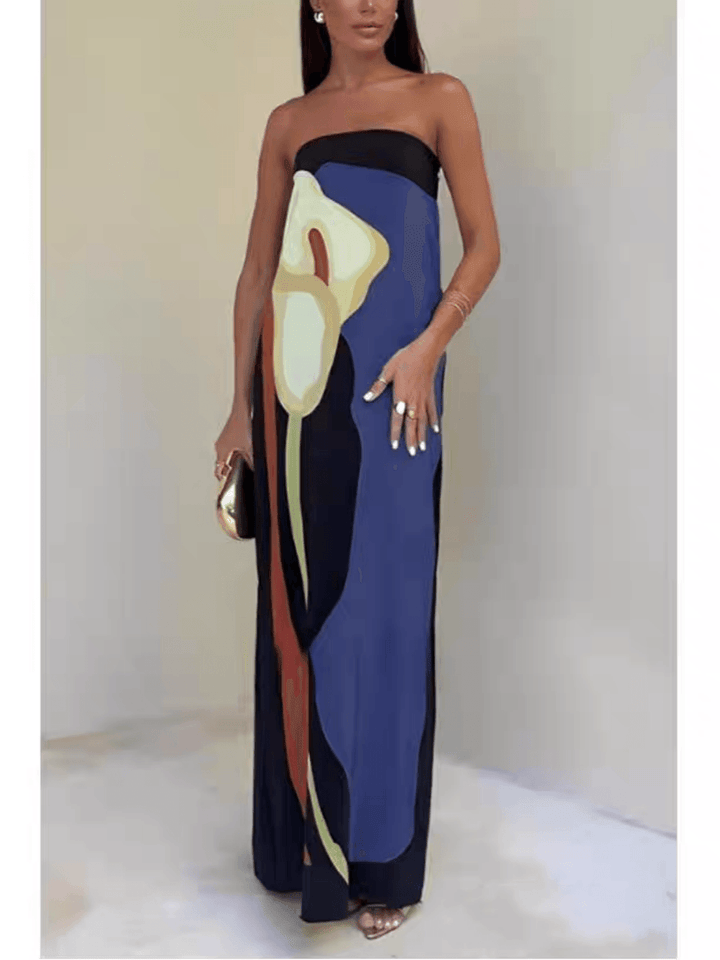 Lila | Strapless Maxi Dress