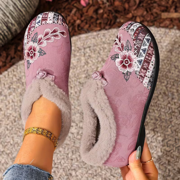 Selene | Floral Ankle Boots