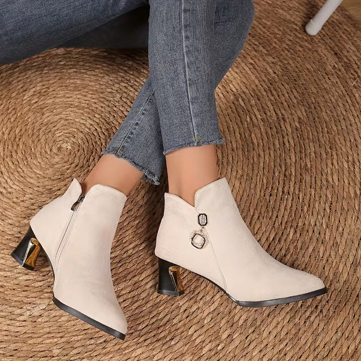 Elowen | Pointed Toe Ankle Boots