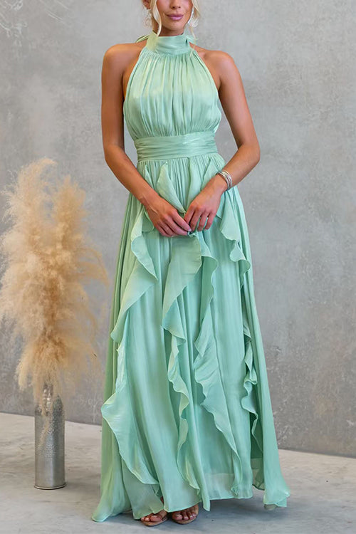 Celia | Halter Maxi Dress
