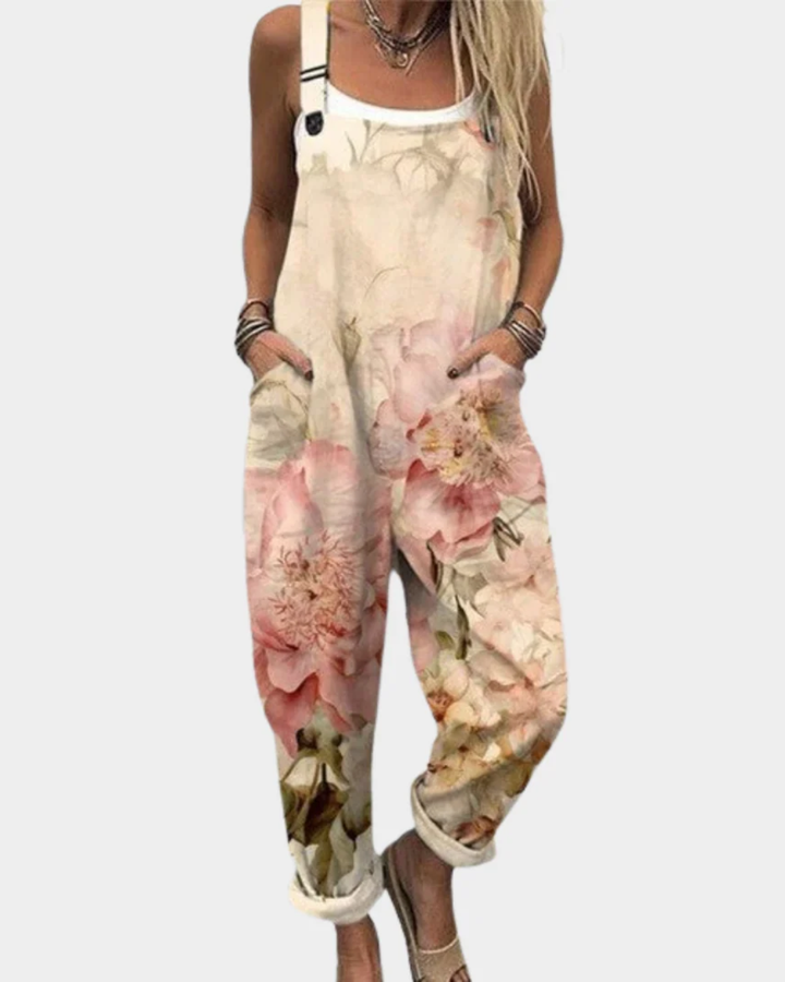 Elara | Floral Overalls