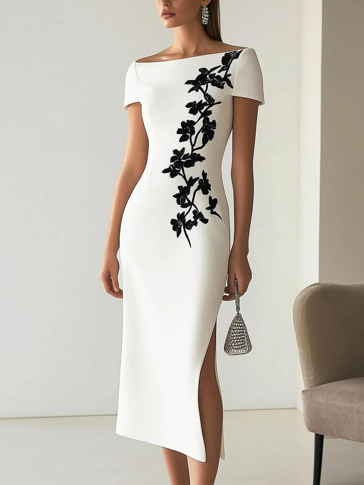 Cassandra | Floral Midi Dress