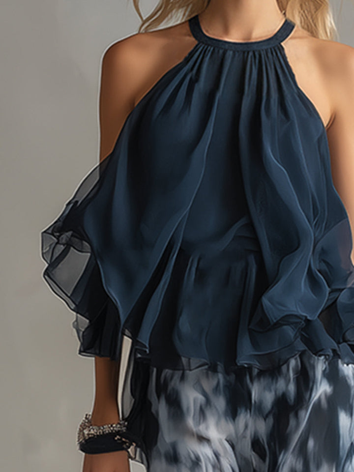 Seraphina | Chiffon Set Trousers