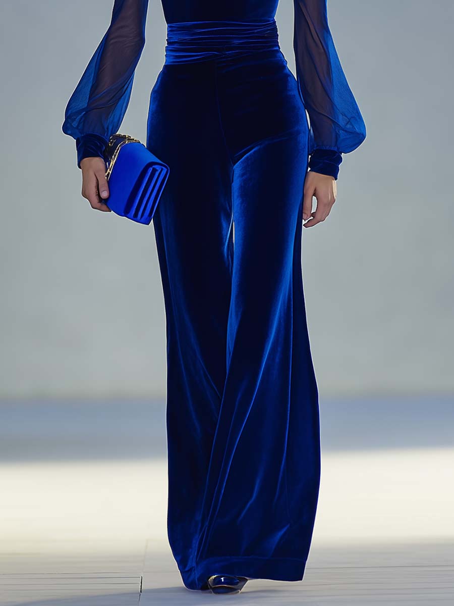 Elysia | Velvet Jumpsuit