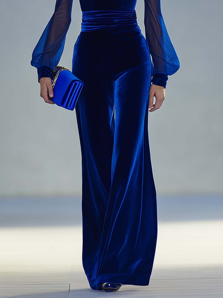 Elysia | Velvet Jumpsuit