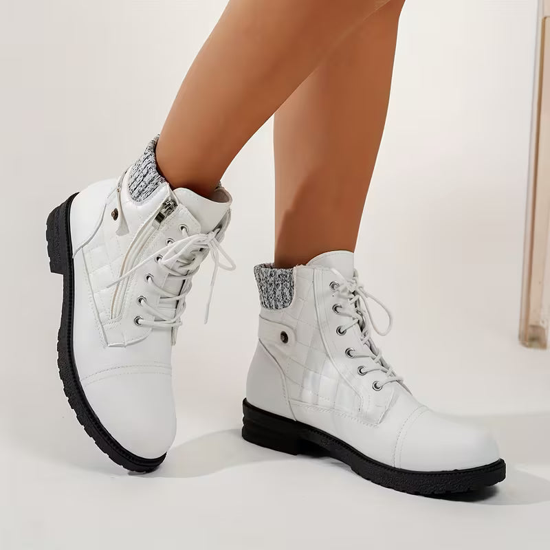 Elowen | Knit Round Toe Boots