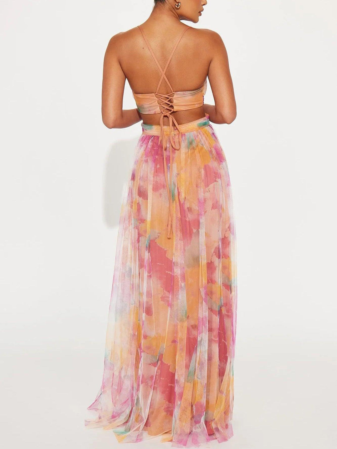 Elowen | Floral V-Neck Maxi