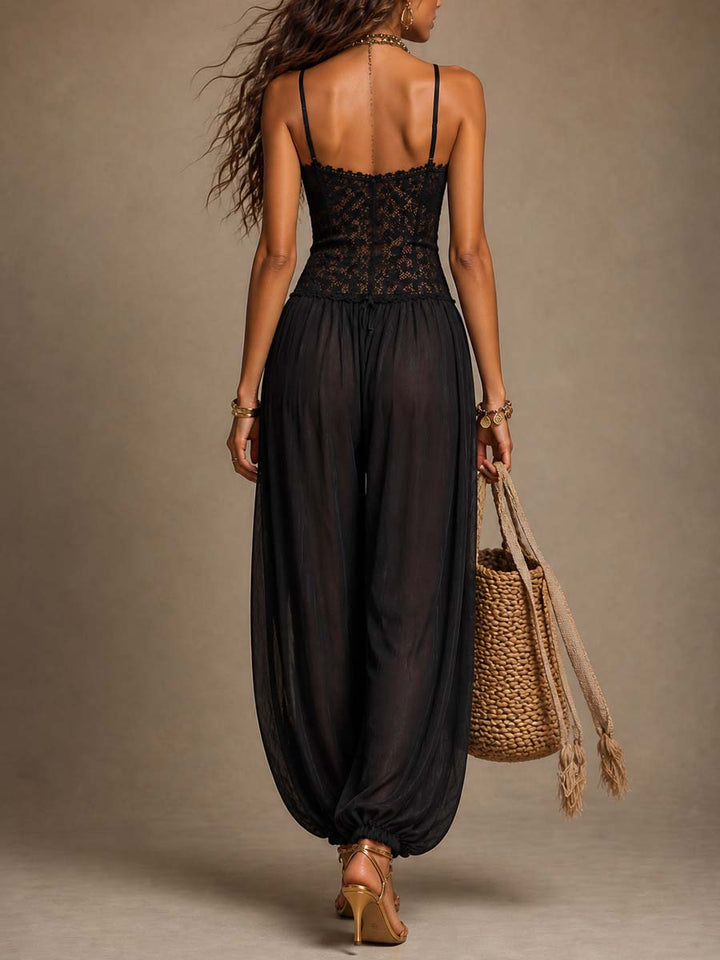 Anouk | Lace Chiffon Jumpsuit