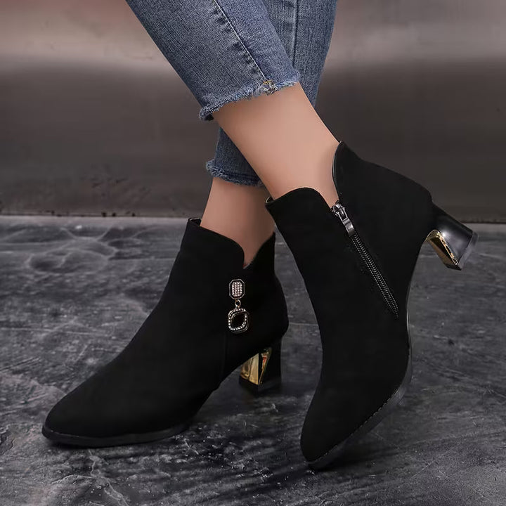 Elowen | Pointed Toe Ankle Boots