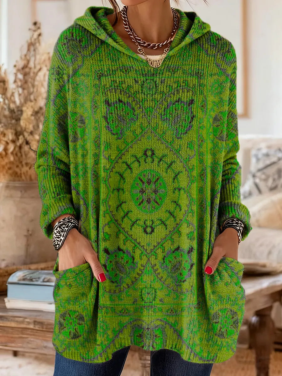 Isolde | Hooded Knit Tunic