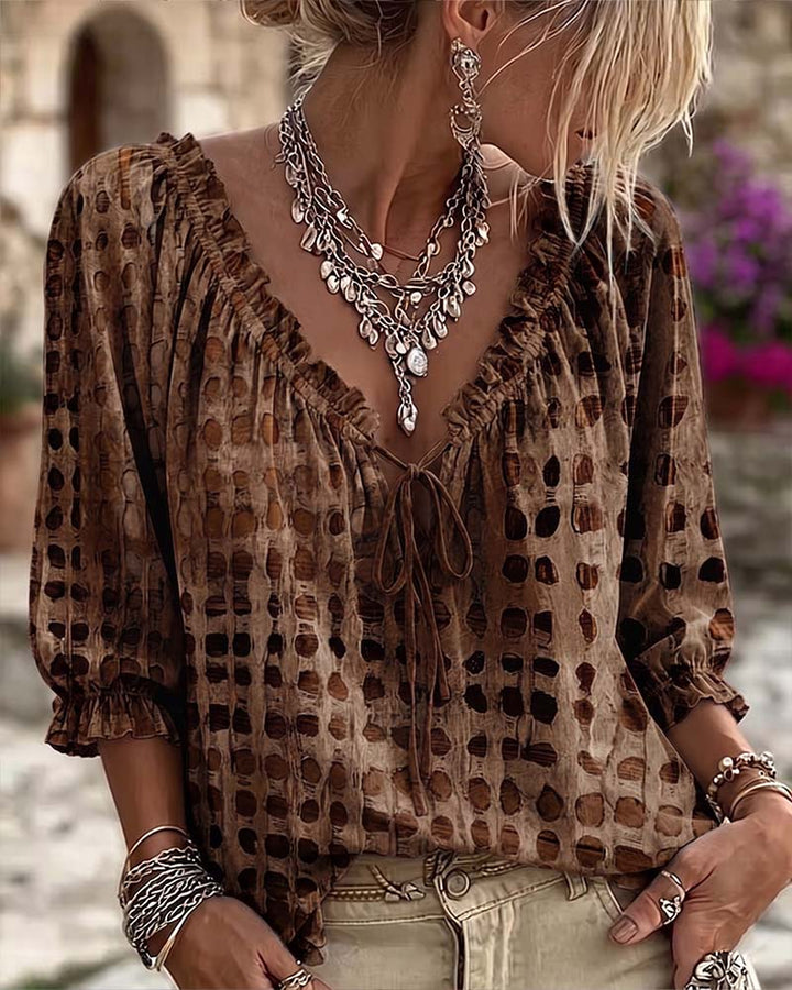 Cecilia | Polka Dot Blouse