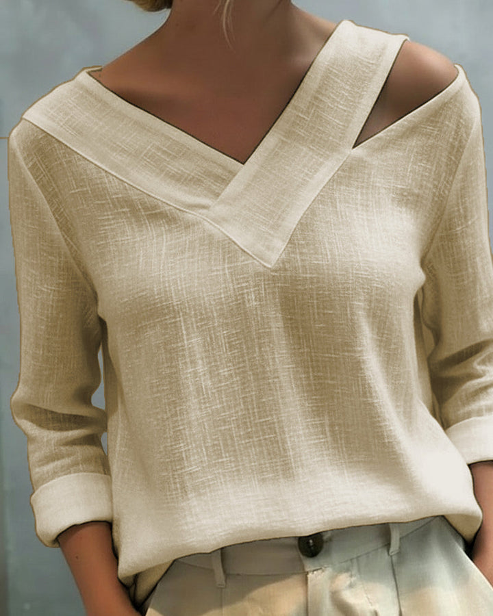 Lydia | V-Neck Sleeveless Top