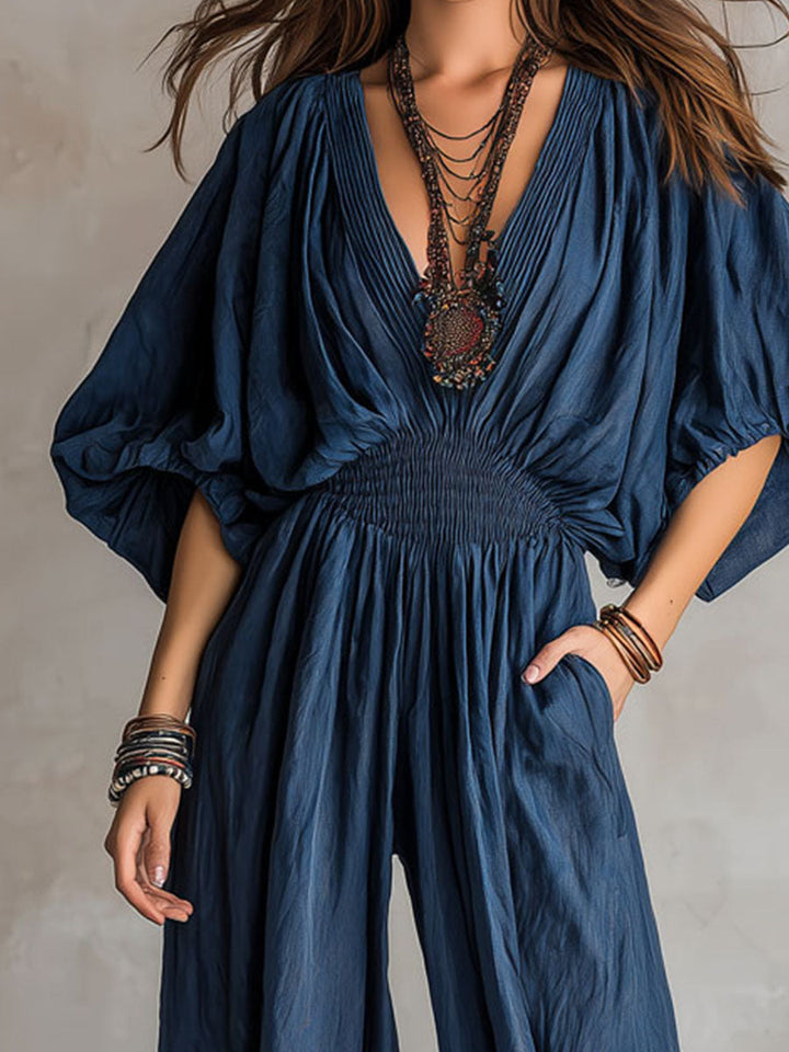 Sarina | Smocked Waist Jumpsuit