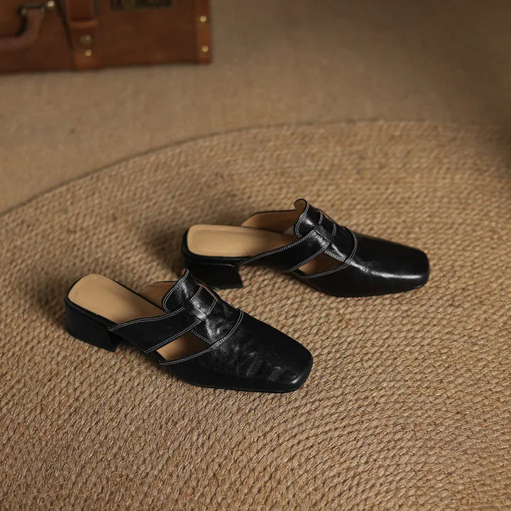 Elowen | Leather Mules