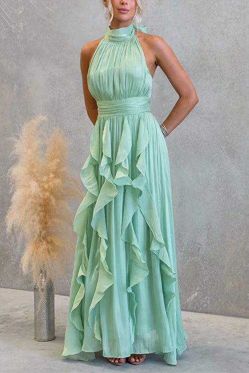 Celia | Halter Maxi Dress