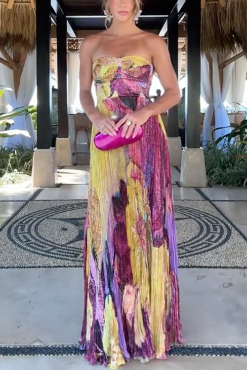 Elara | Floral Maxi Dress