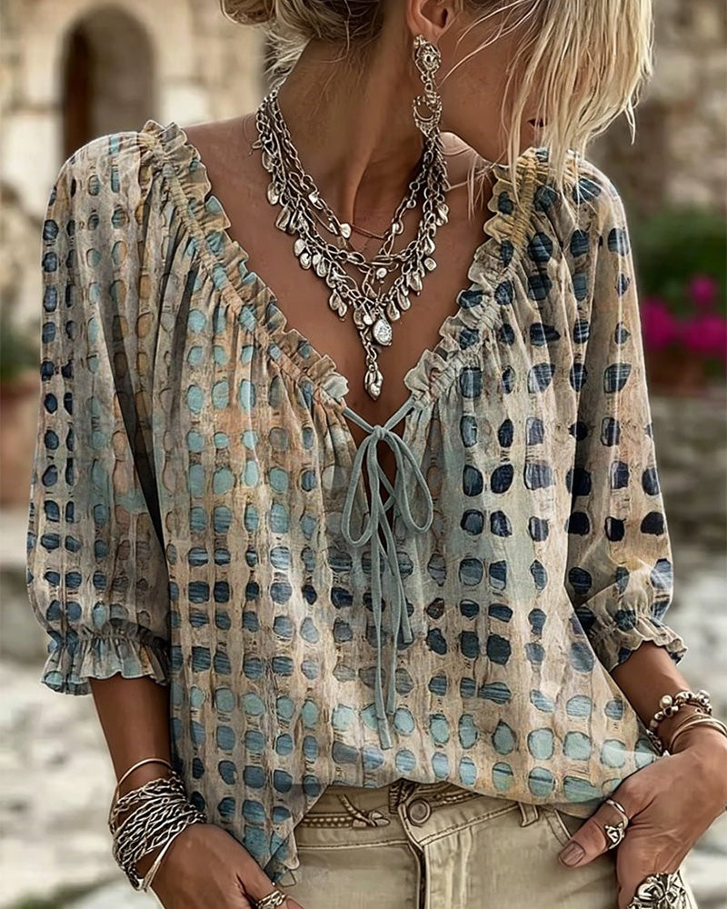 Cecilia | Polka Dot Blouse