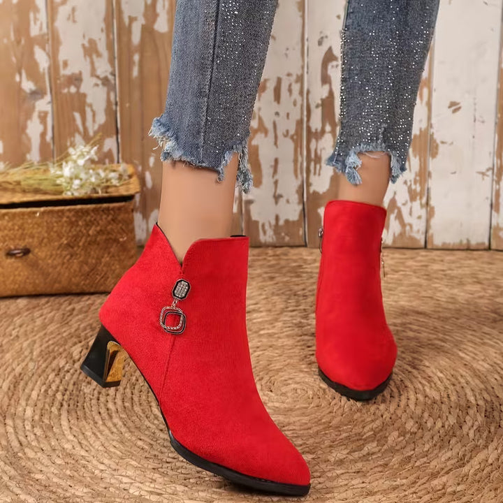 Elowen | Pointed Toe Ankle Boots
