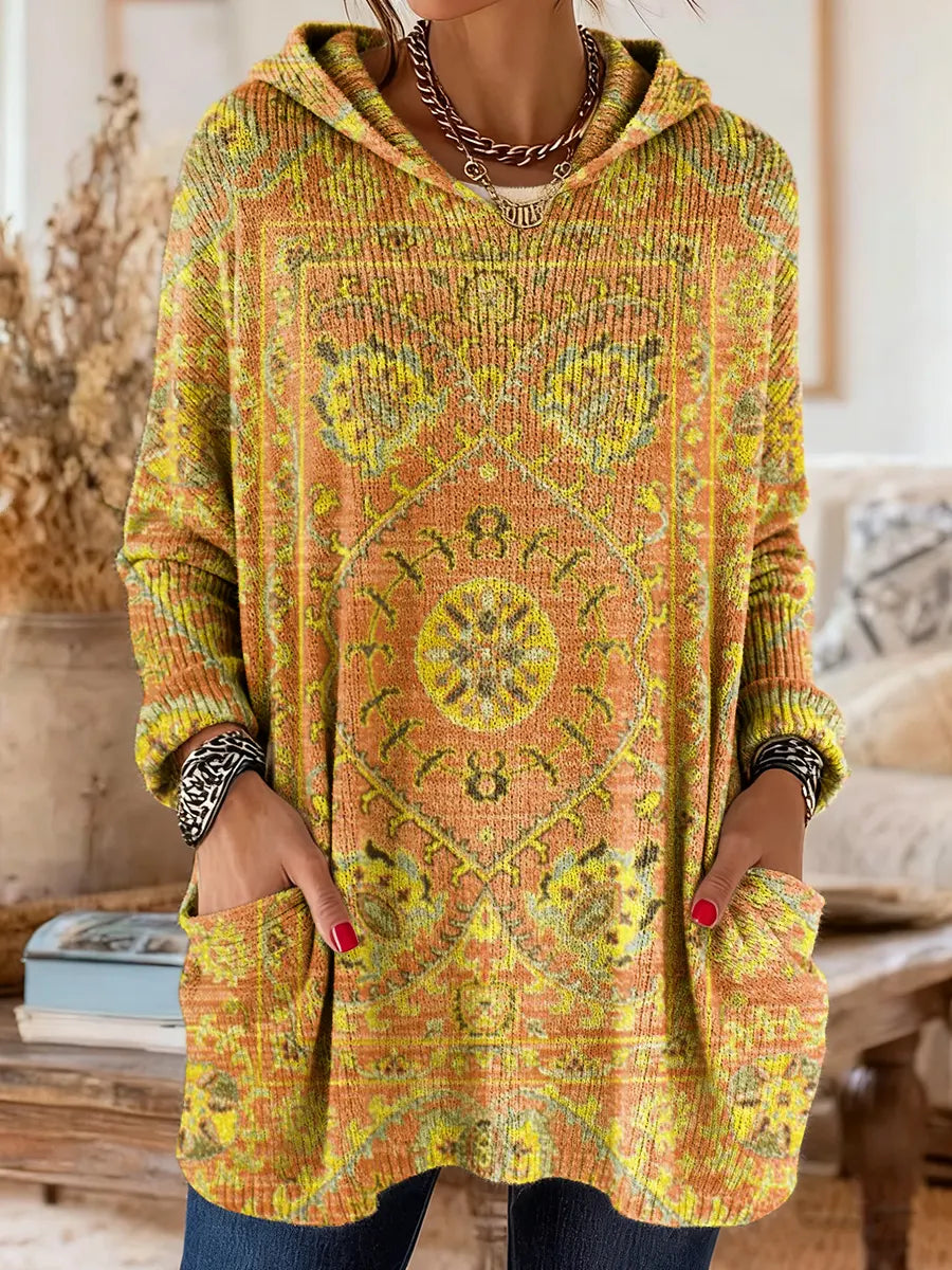 Isolde | Hooded Knit Tunic