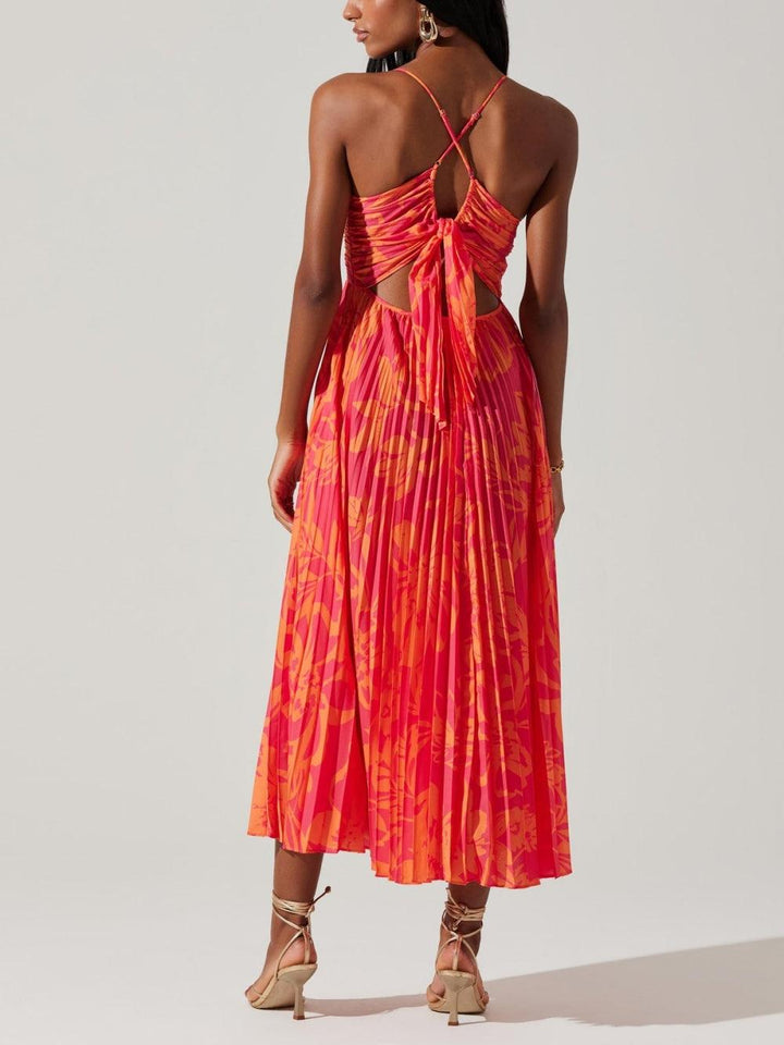 Anneliese | Floral Print Midi Dress