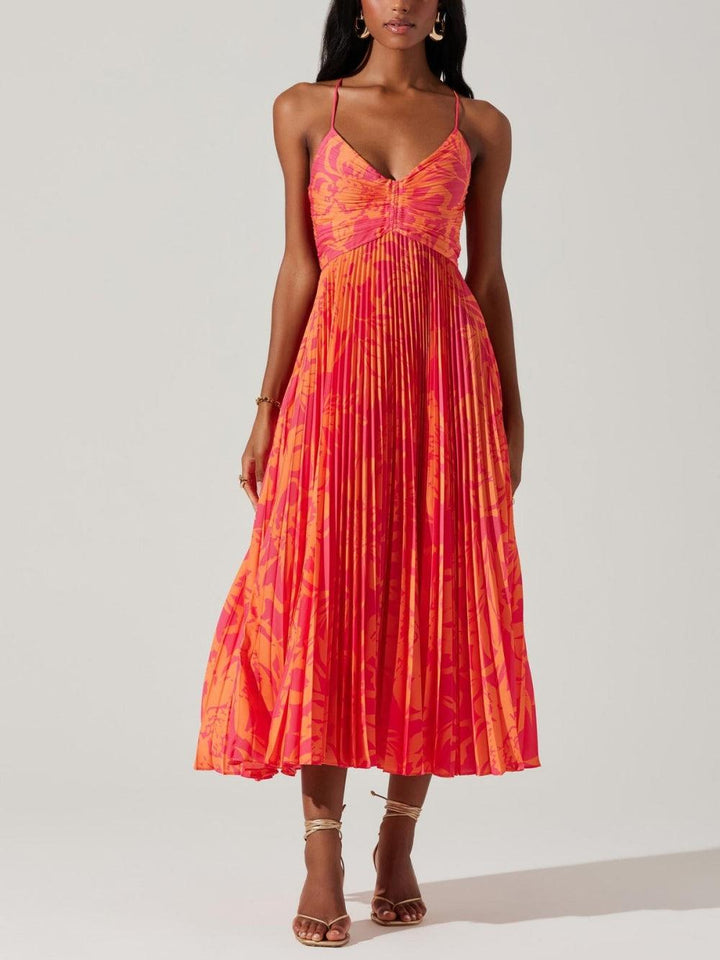 Anneliese | Floral Print Midi Dress
