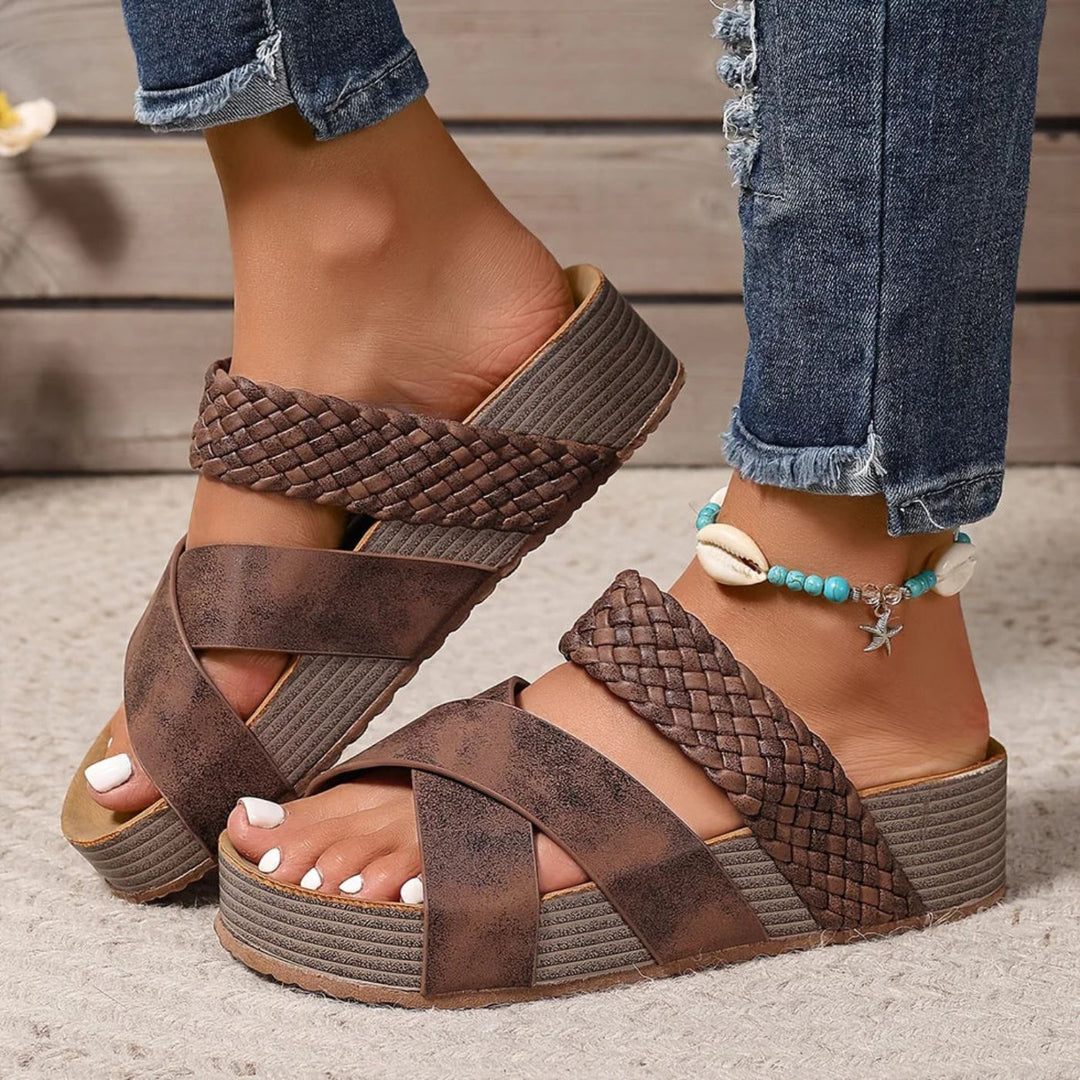 Zara | Leather Strap Sandals
