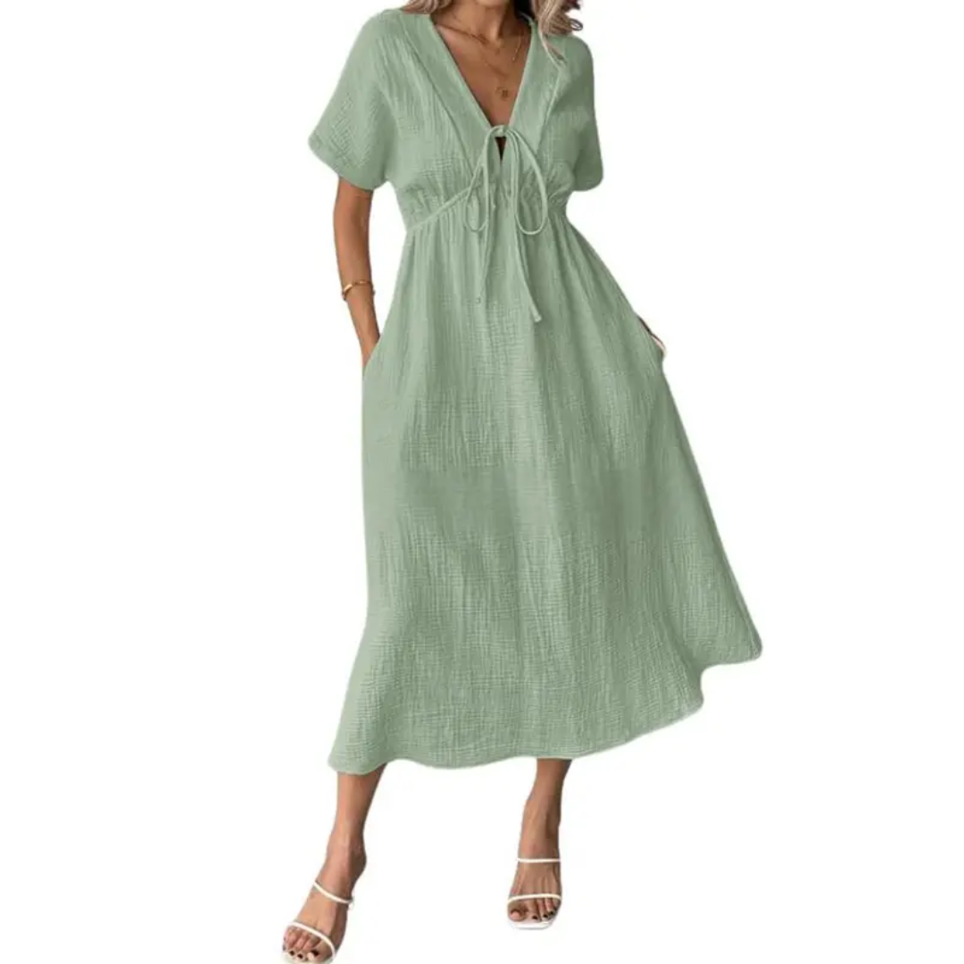 Anouk | V-Neck Maxi Dress