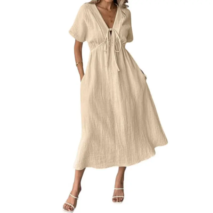 Anouk | V-Neck Maxi Dress