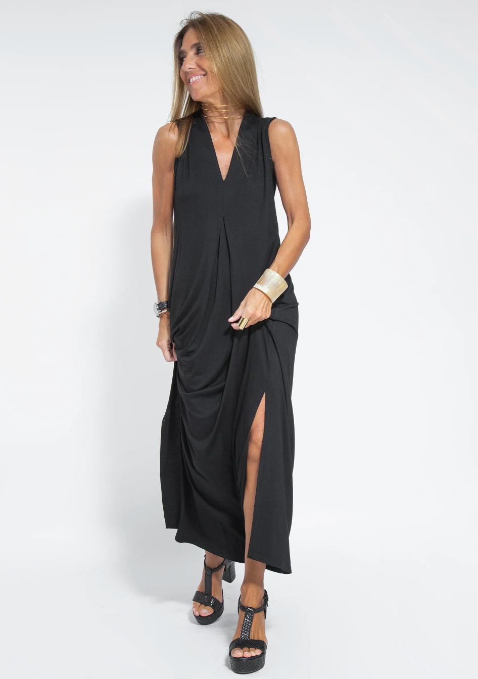 HillaryJane | Long Dress and Vest Set