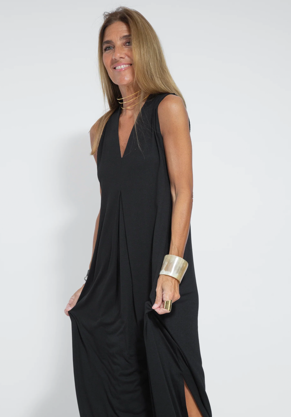 HillaryJane | Long Dress and Vest Set