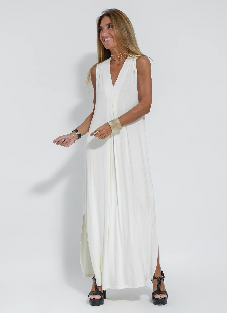 HillaryJane | Long Dress and Vest Set
