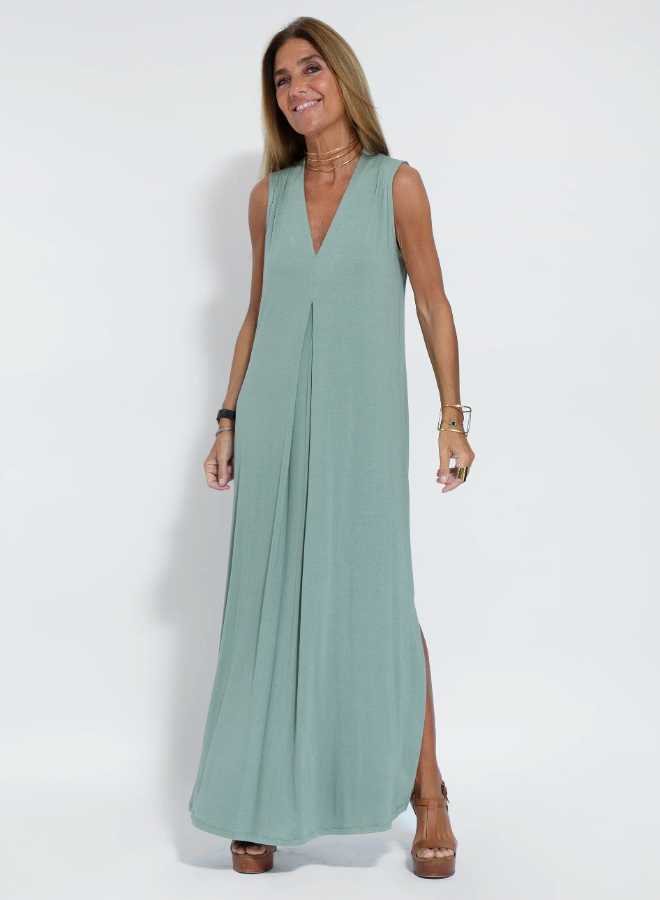 HillaryJane | Long Dress and Vest Set