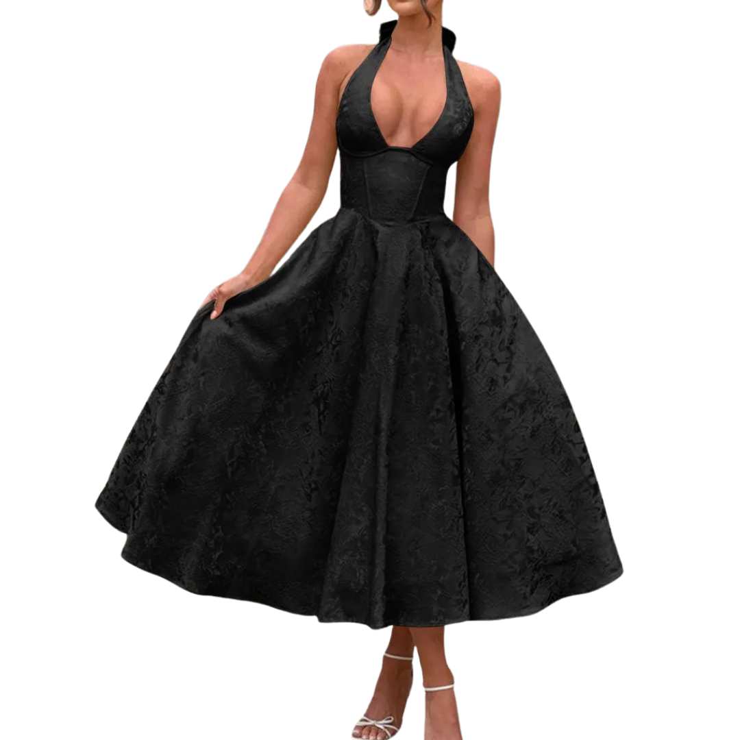 Fiona | Embroidered Evening Dress
