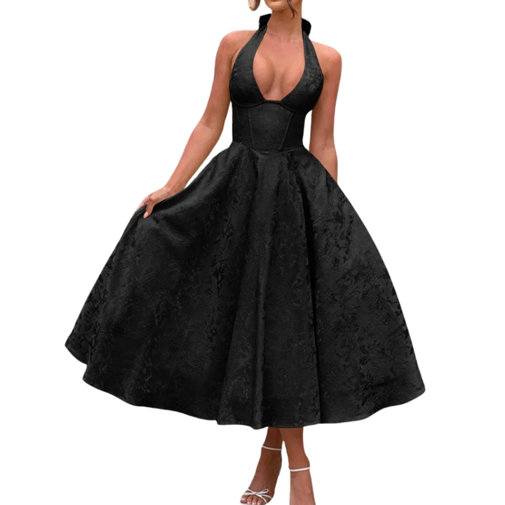 Fiona | Embroidered Evening Dress