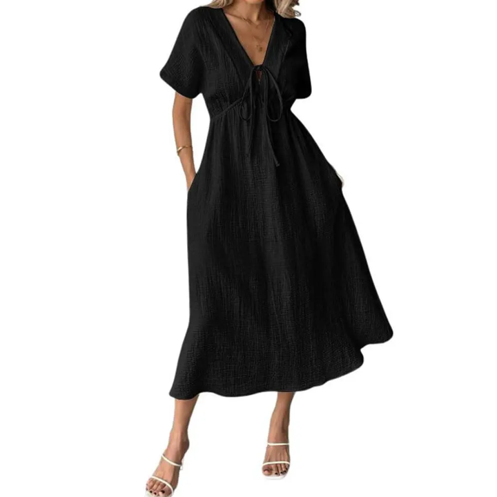 Anouk | V-Neck Maxi Dress
