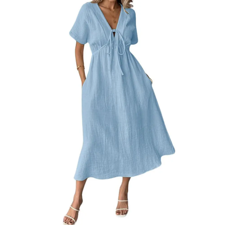 Anouk | V-Neck Maxi Dress