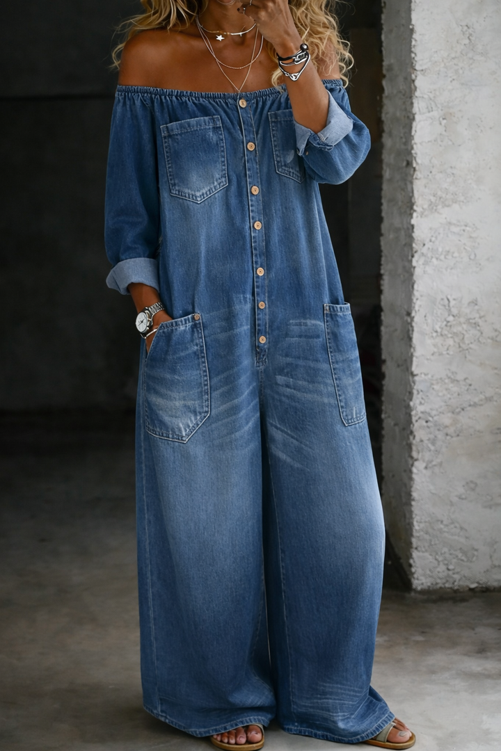 Cassandra | Off Shoulder Jumpsuit