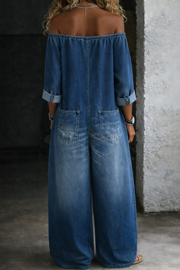 Cassandra | Off Shoulder Jumpsuit