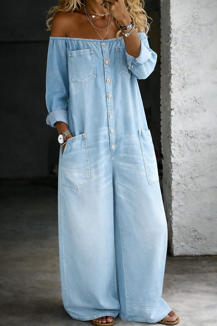 Cassandra | Off Shoulder Jumpsuit