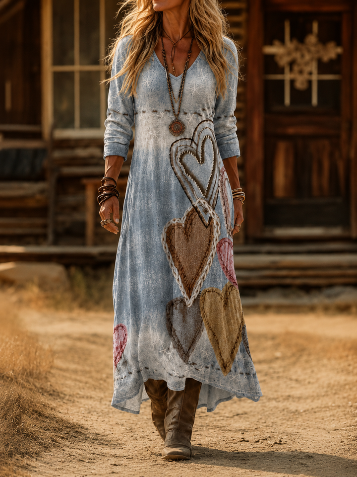 Mireille | Bohemian Autumn Dress