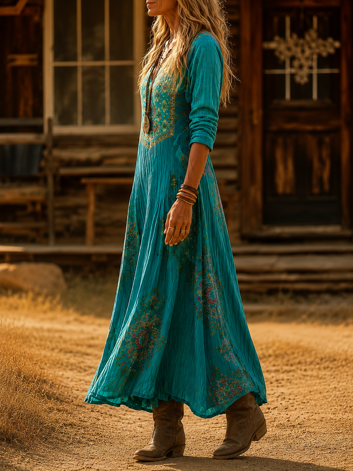 Eloise | Bohemian Autumn Dress