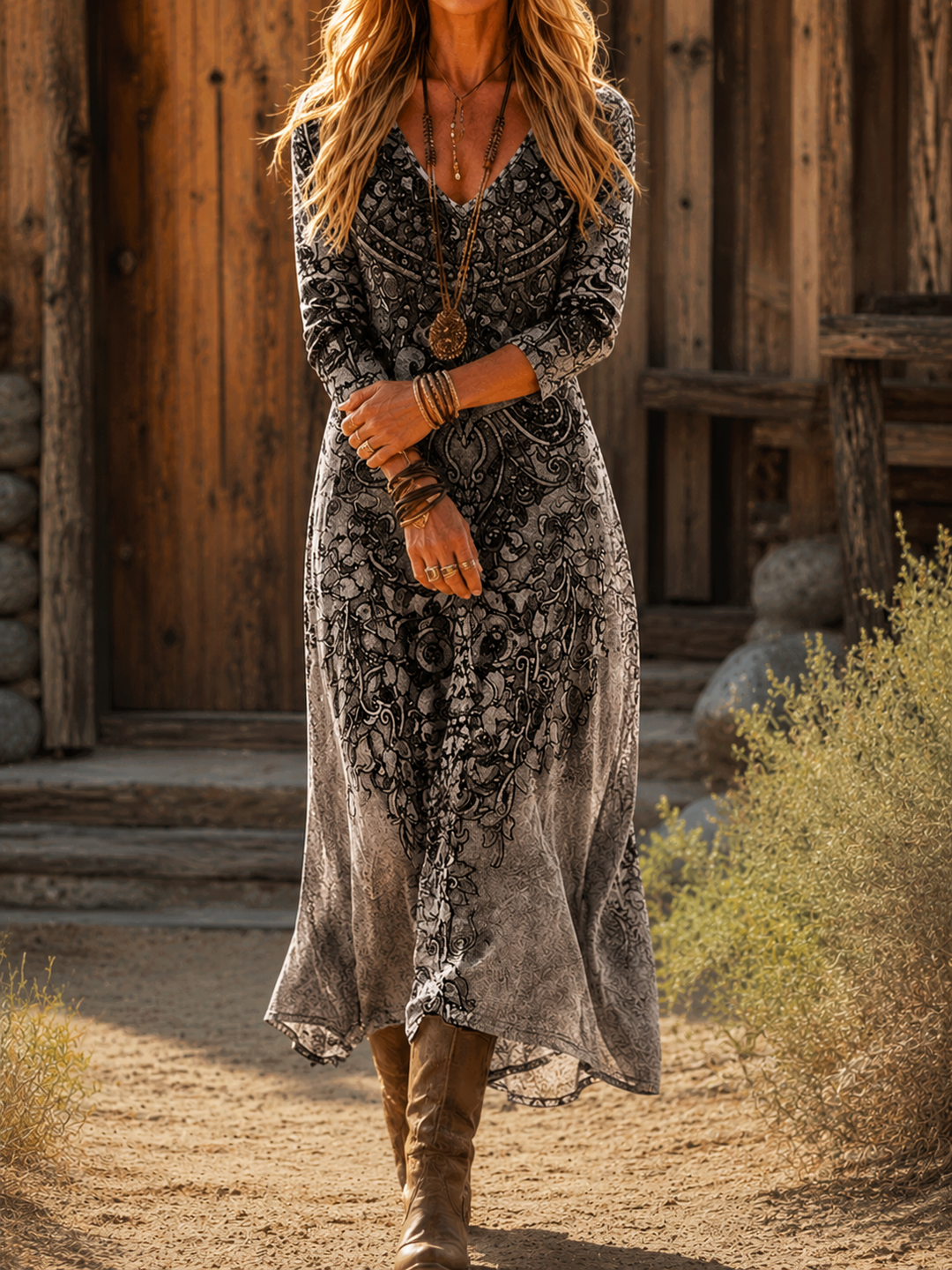 Elowen | Bohemian Autumn Dress