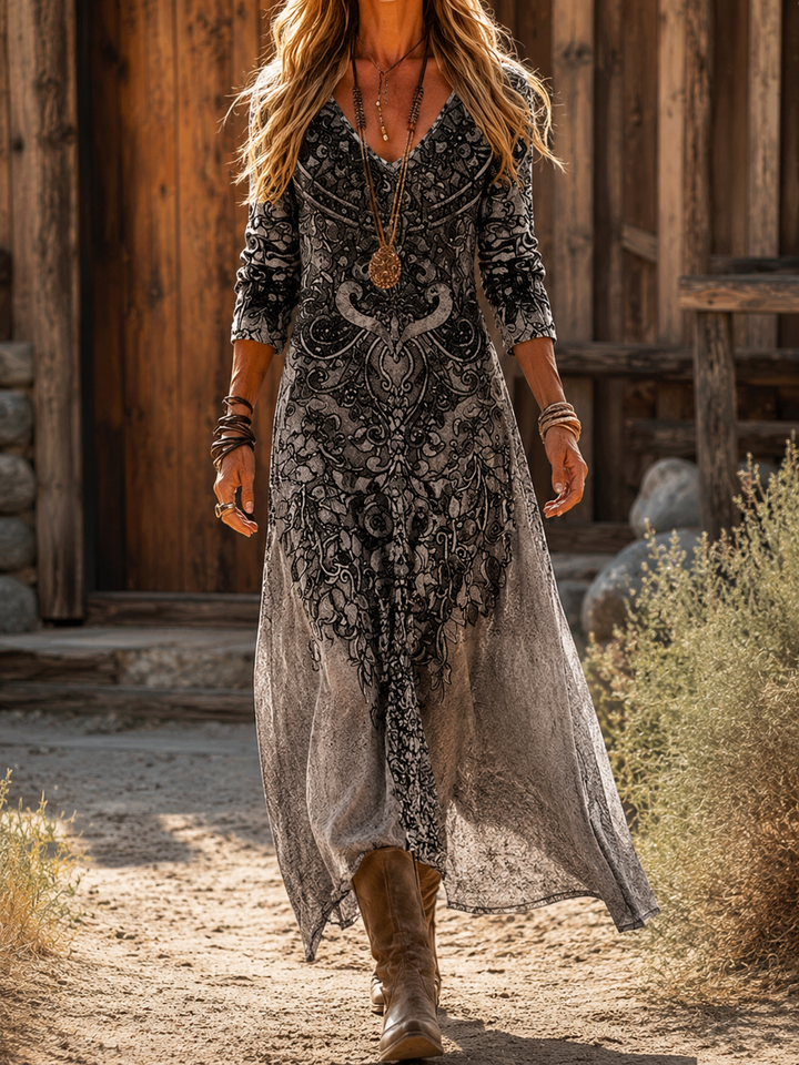 Elowen | Bohemian Autumn Dress
