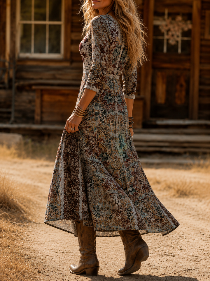 Amara | Bohemian Autumn Dress