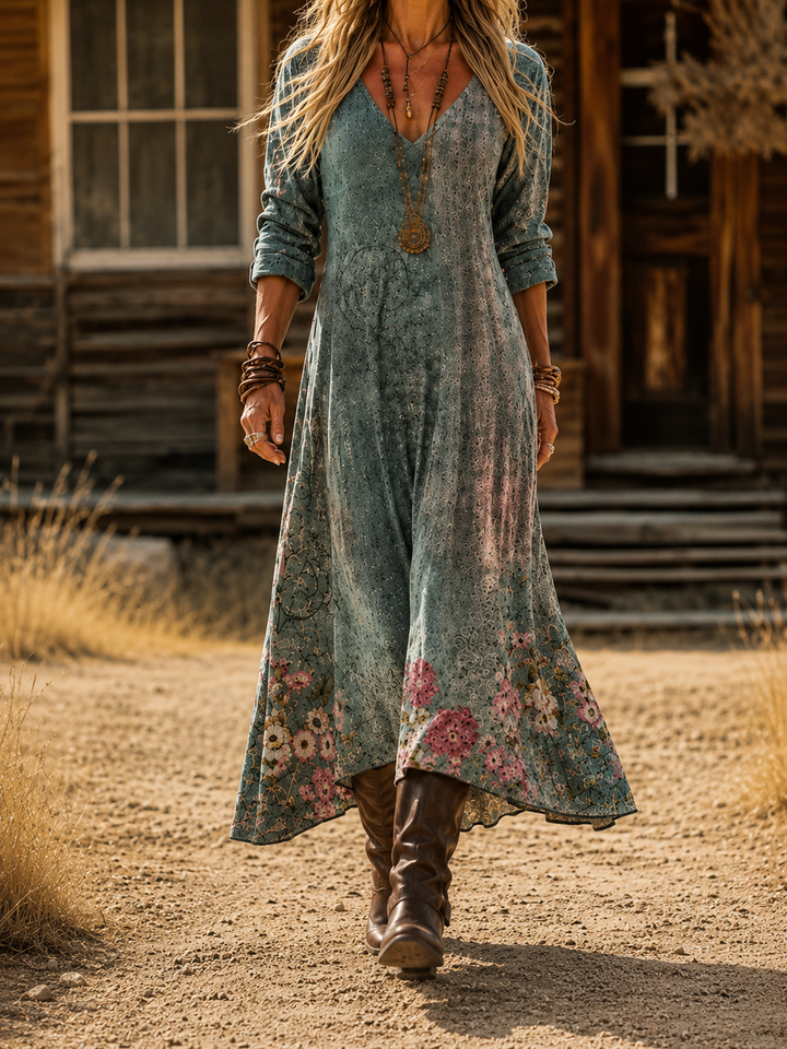 Elowen | Bohemian Autumn Dress