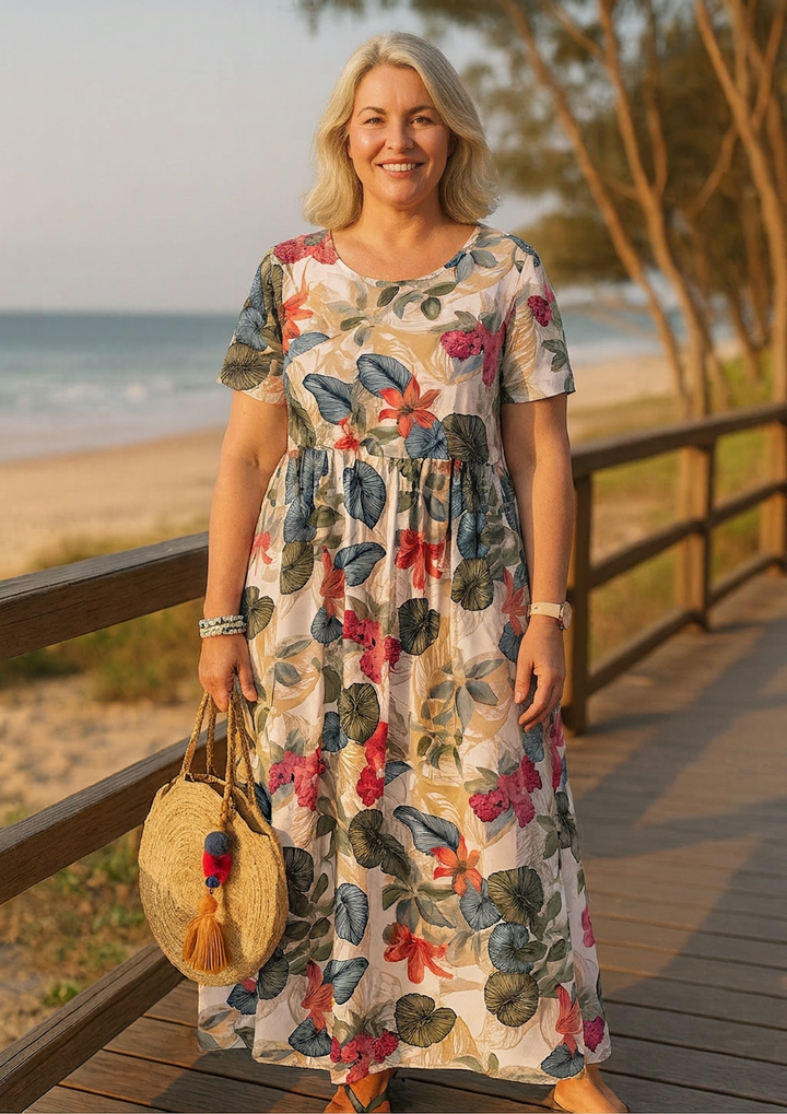 Monroe | Breezy Floral Maxi Dress