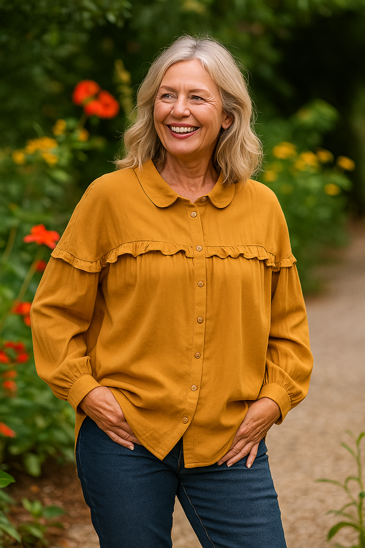 Amara | Ruffle Detail Blouse