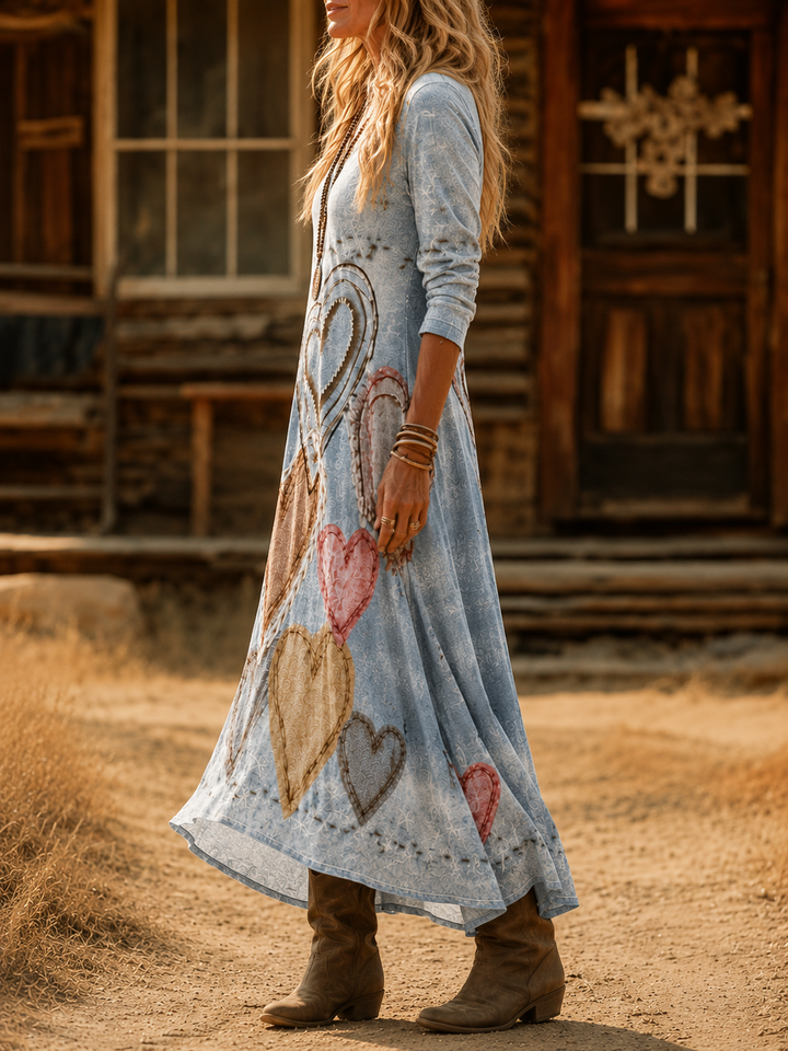 Mireille | Bohemian Autumn Dress