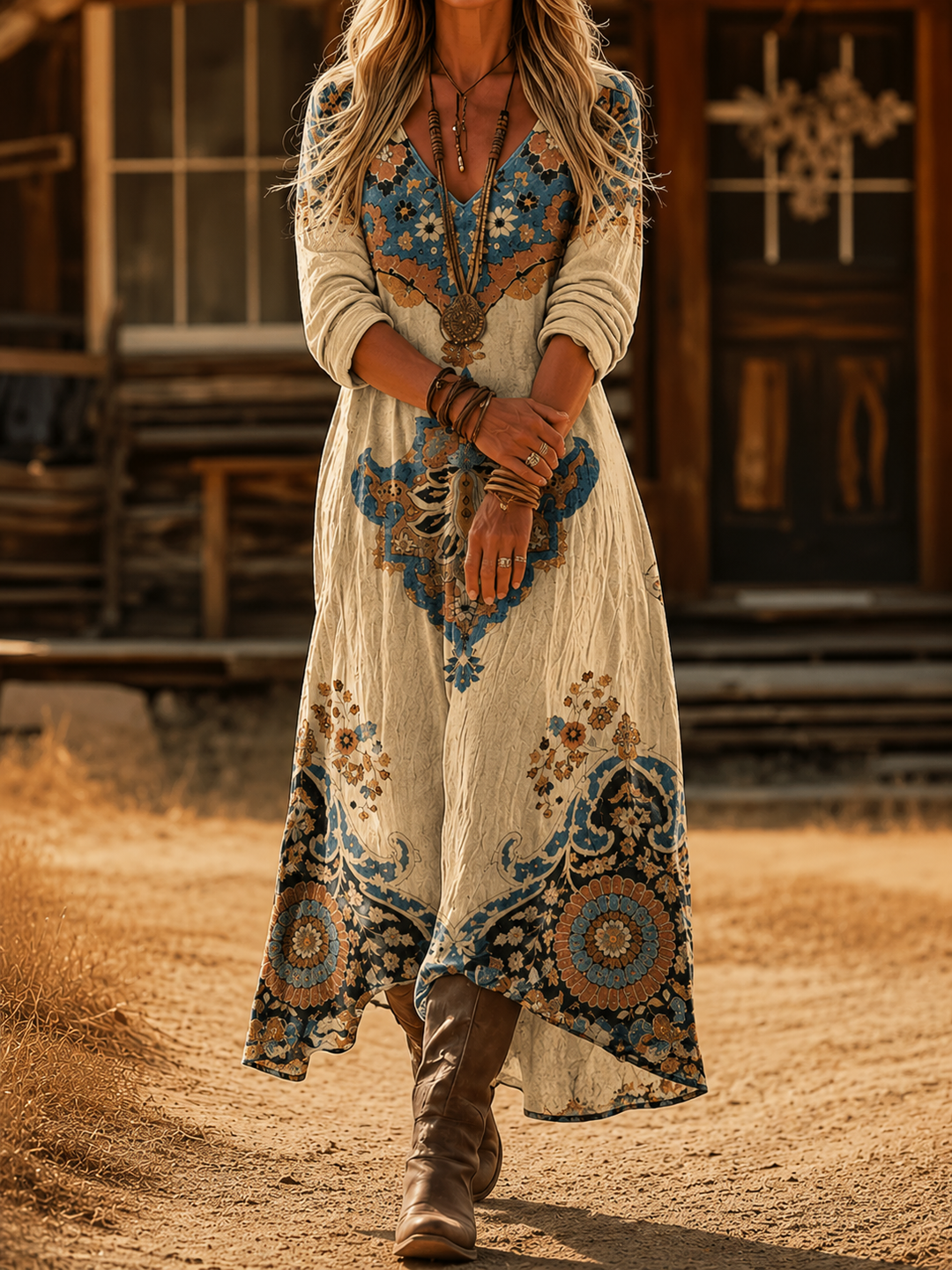 Elowen | Bohemian Autumn Dress